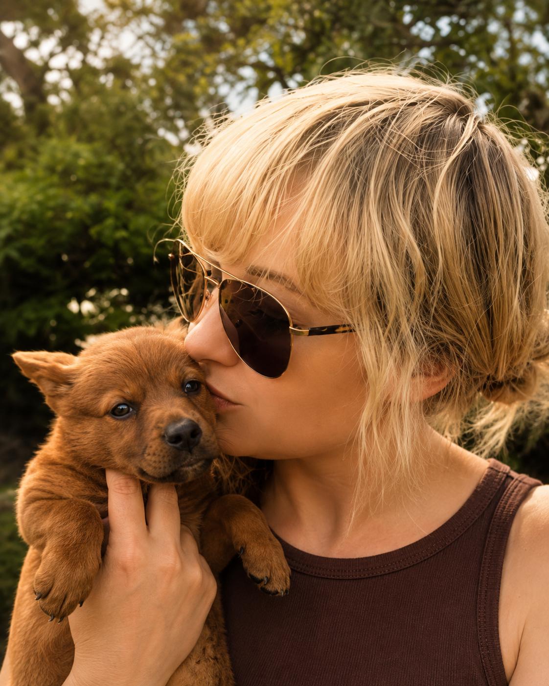 Me and puppy